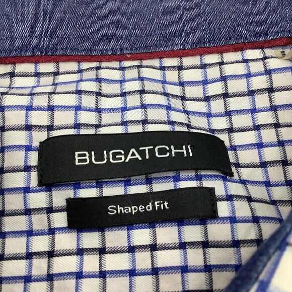 Bugatchi Mens Shaped Fit Long Sleeve Button Up Shirt Size XXL - Picture 4 of 7